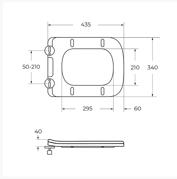 Унитаз-моноблок с сиденьем дюропласт NEON BB8617CPR-MN/SC 
