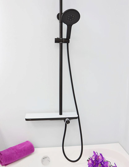 Смеситель/душа стационарный ГЕККО GR032-MB