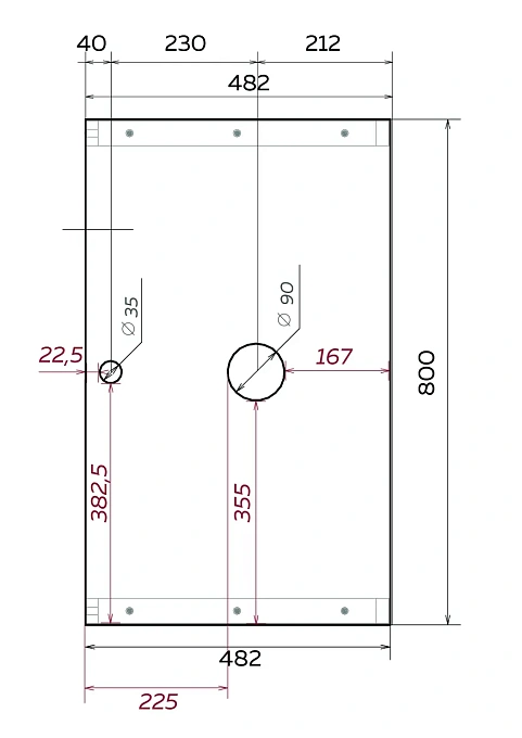 Тумба GRUNGE LOFT 80П 1в.я Бетон серый