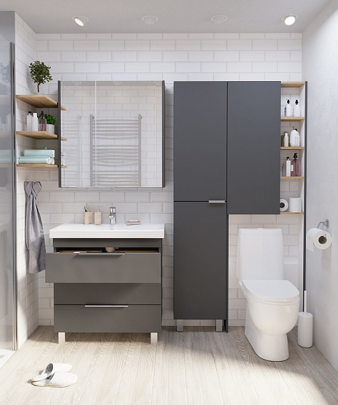 Шкаф Gaula 60H 1д Black