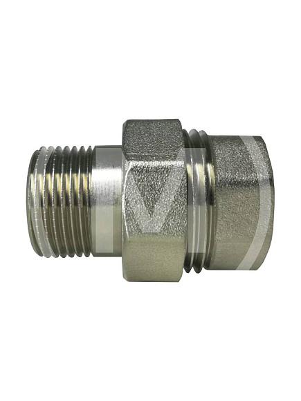 Присоединитель 11/4" прямой вн/нар (190-015) лат