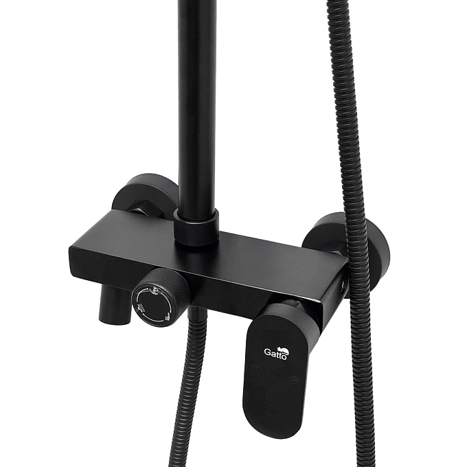 Смеситель/душа стационарный Gatto MS-8026 Black