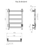 Полотенцесушитель Пэк20 кв 60*40 