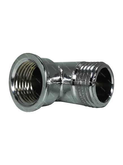 Угольник 1/2" нар/вн ХРОМ, лат