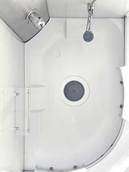 Душевая кабина 7121MR GEKKO 120*80*2150 правая. низкий поддон. светлая