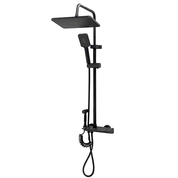 Смеситель/душа стационарный Gatto 3211 Black