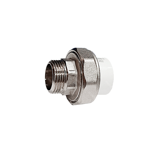 Муфта комбинир. раз. растр. ПП D25-3/4"НР РВК