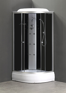 Душевая кабина 1100GC GEKKO 100*100*2150 черная панель