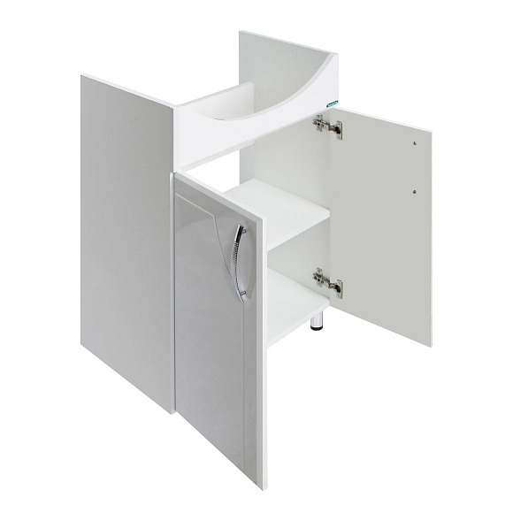 Тумба-ум. "ИДЕАЛ" (умыв. мебельный Реал 56 ВКС Белый S1)