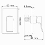 Смеситель для душа Aller 10651 WasserKRAFT