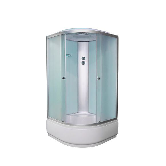 Душевая кабина 7610M GEKKO 1000*1000*2150 глубокий поддон. светлая