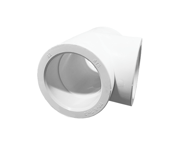 PP-R Тройник Белый 75