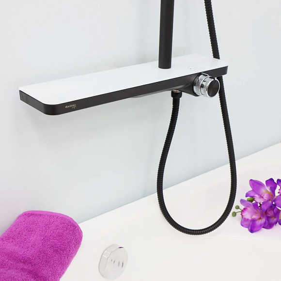 Смеситель/душа стационарный ГЕККО GR032-MB