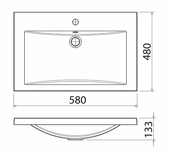 Умывальник "Анита 580"