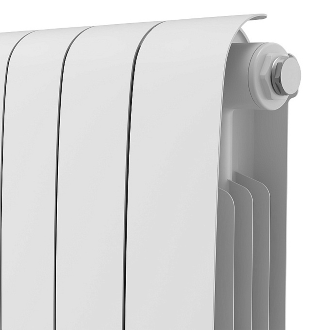 Радиатор биметаллический Royal Thermo Eclipce 500 Белый - 8 секц. 