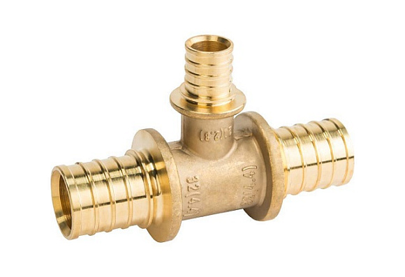 Тройник 25х20х25 для труб PEX аксиальный арт STOUT SFA-0014-252025 