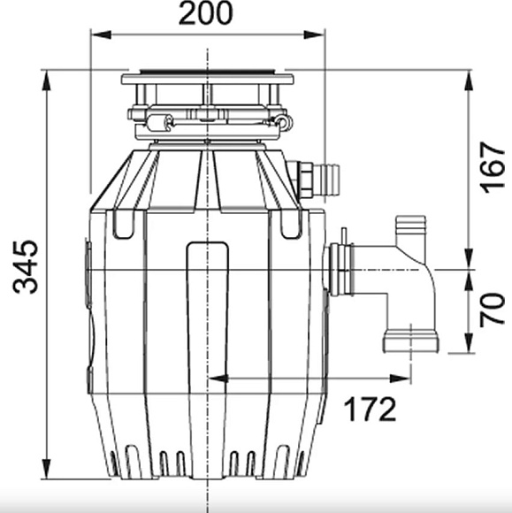 Измельчитель Турбо Элит ТЕ-50 (134.0535.229)