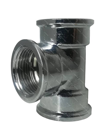 Тройник 3/4" вн/вн/вн ХРОМ (200-007) лат