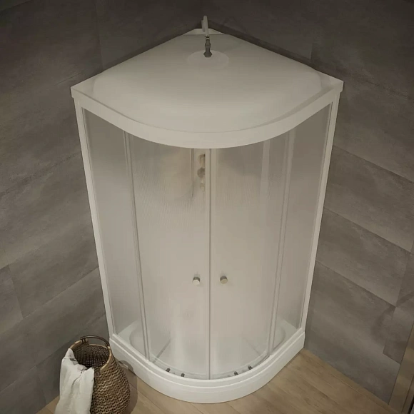 Душевая кабина Лайт А 100*100*230,5 низкий поддон. светлая