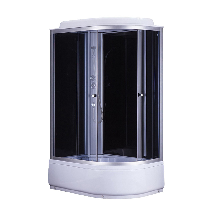 Душевая кабина 7120L GEKKO 120*80*2150 левая. глубокий поддон. темная