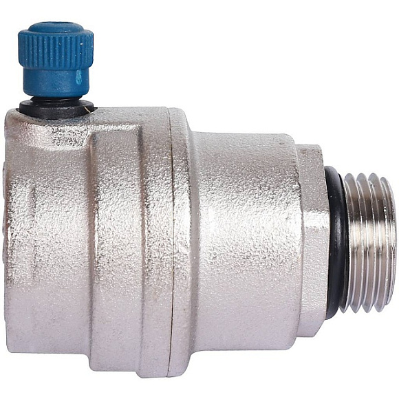 Воздухоотводчик автоматический боковой. выпуск НР 1/2" никель STOUT арт. SVS-1012-000015