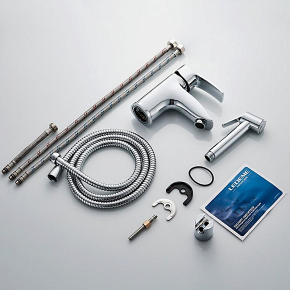 Смеситель с гигиеническим душем Ledeme L1264