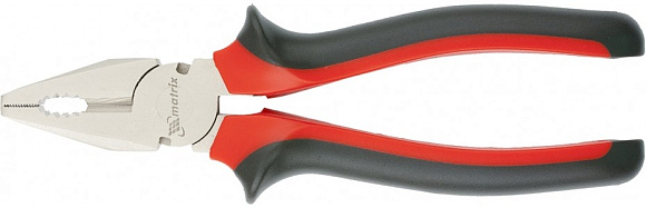 Плоскогубцы NICKEL 180 мм, никелированные двухкомпонентные, // Matrix арт. 16904