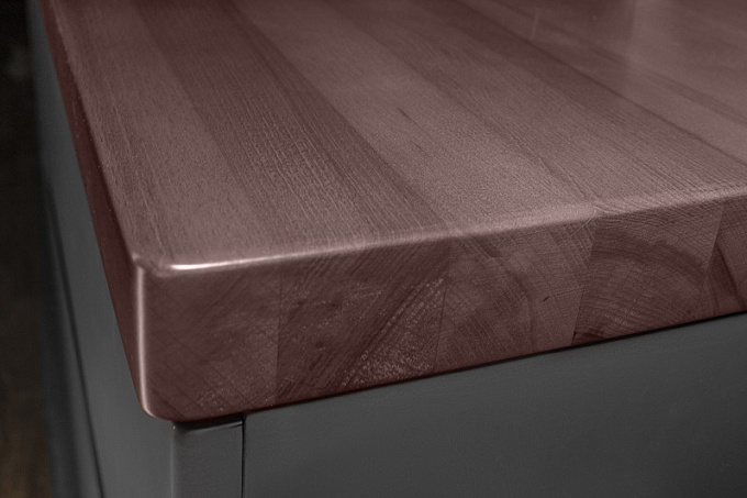 Столешница для тумбы Wood 80 темное дерево