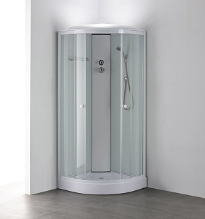 Душевая кабина 608A GEKKO 800*800*2150 низкий поддон 