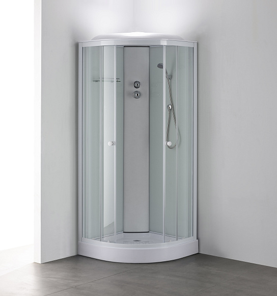 Душевая кабина 608A GEKKO 800*800*2150 низкий поддон 