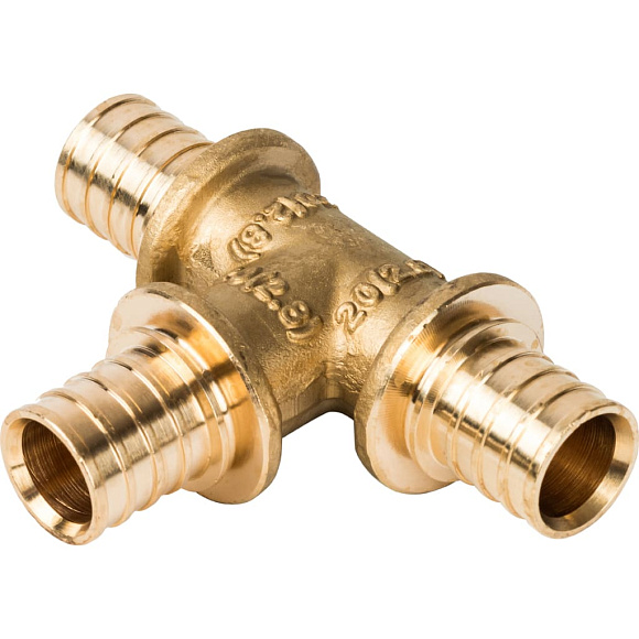 Тройник 20х20х20 для труб PEX аксиальный арт. SFA-0013-000020 STOUT