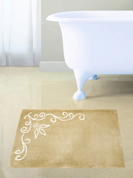 Коврик д/ванной LC бежевый 50*80 акрил NFL-03/1
