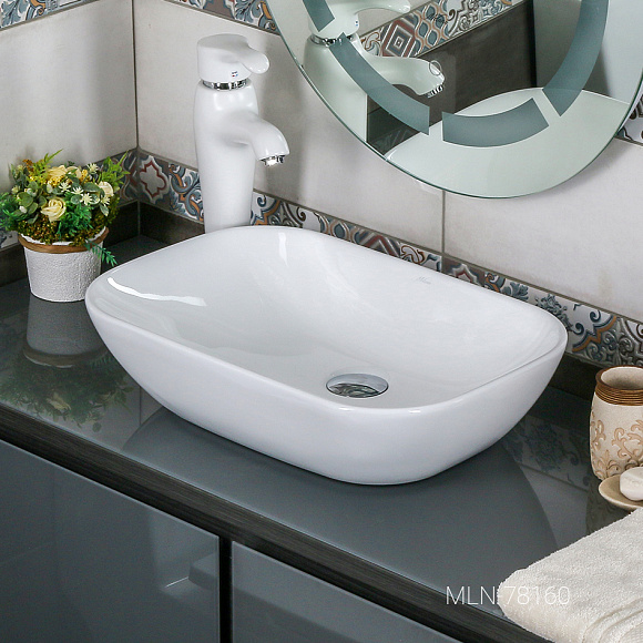Раковина MLN-78160 белая