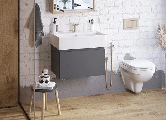 Умывальник мебельный Novel 60 ВКС Белый S1