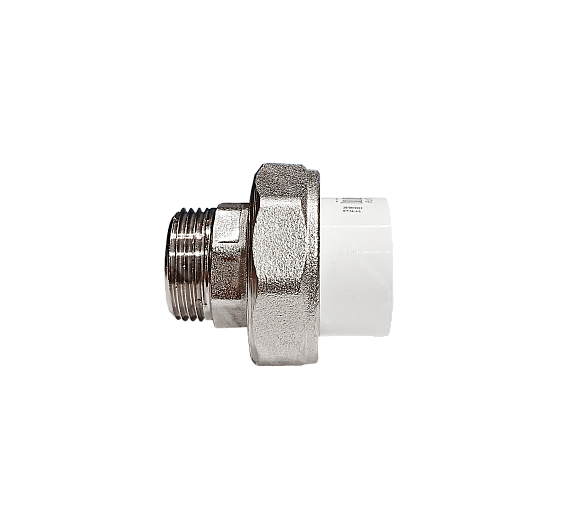 Муфта комбинир. раз. растр. ПП D25-3/4"НР РВК