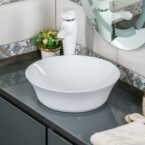 Раковина MLN-78114 белая
