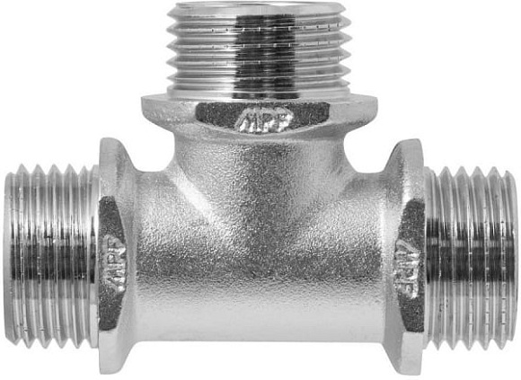 Тройник 1/2" н/н/н с ограничителем MPF
