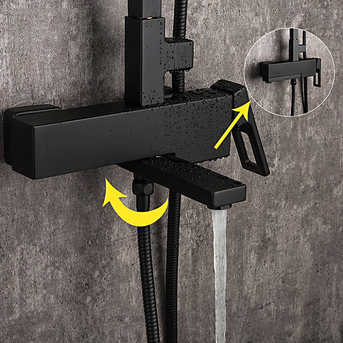 Душевая стойка со смесителем Gappo G2417-6